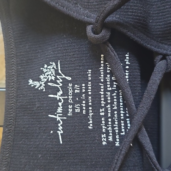 NWOT Intimately Free People Lace Up Fitted Top. XS/S - Picture 5 of 7